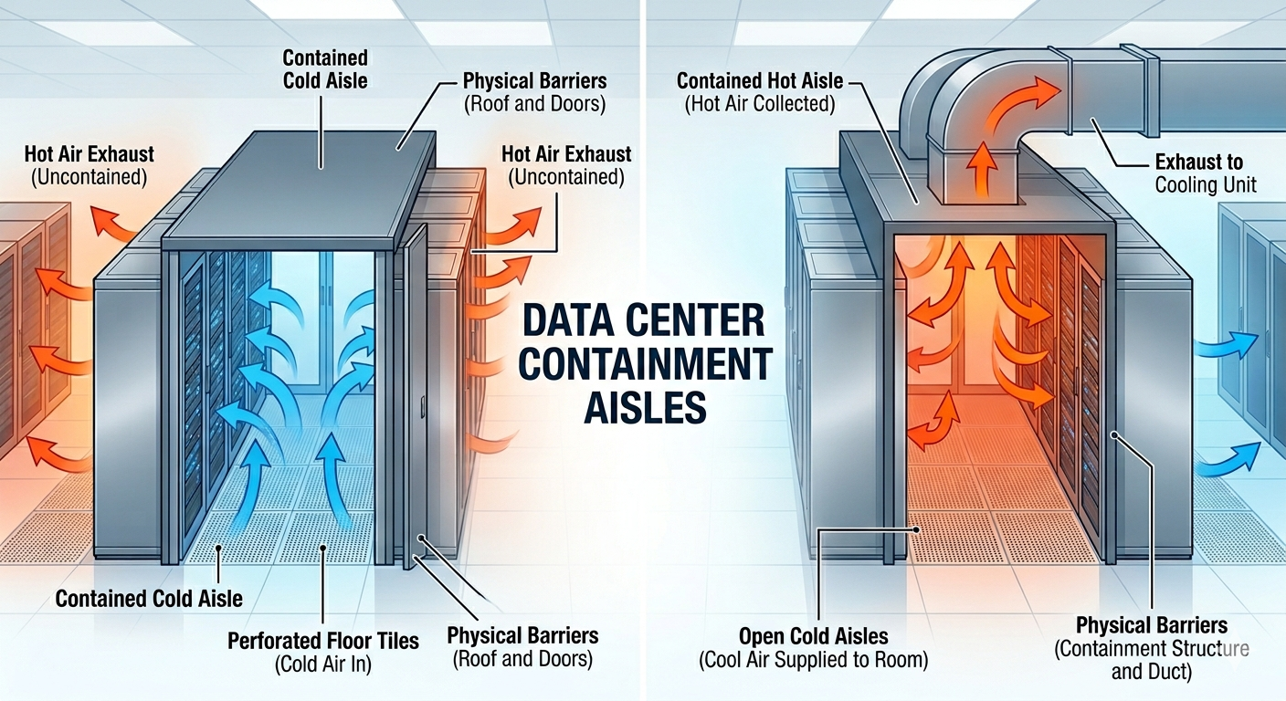 Data Center Containment Aisles